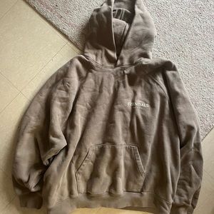 Tan Essentials Fear of God Hoodie Size XL Perfect Condition